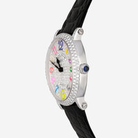 Franck Muller Infinity Oval Color Dreams Diamond Set Dial Quartz Ladies Watch 1632 B QZ COL DRM V D CD - THE SOLIST