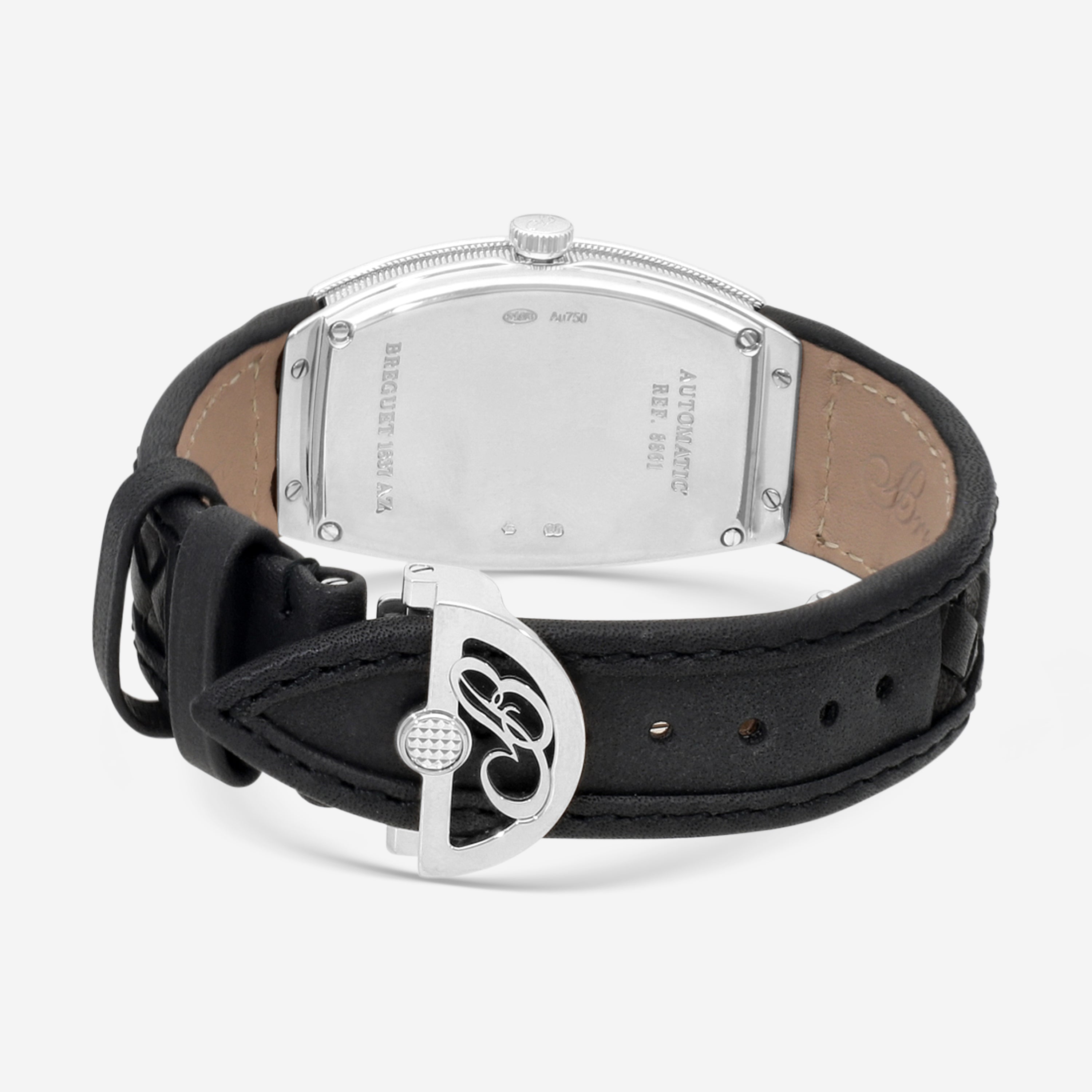 Breguet Heritage Phase de Lune 18K White Gold Diamond Automatic Ladies Watch 8861BB/11/386.D000