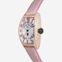 Franck Muller Cintree Curvex Mariner 18K Rose Gold Diamond Automatic Ladies Watch 7080SCDTD - THE SOLIST