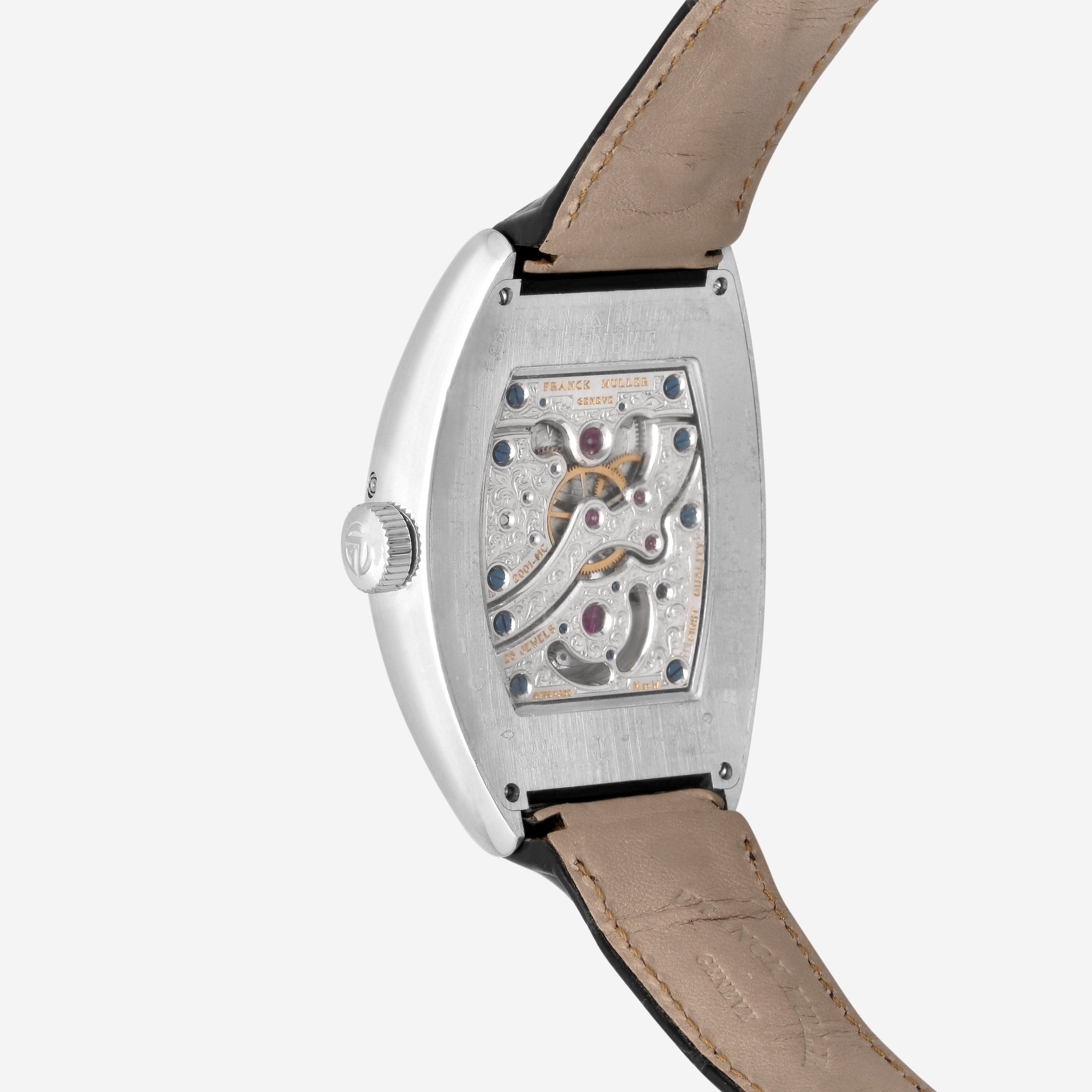 Franck Muller Cintree Curvex Master Calendar Tourbillon Platinum Manual Wind Watch 8880TMC