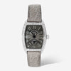 Franck Muller Cintree Curvex Platinum Manual Wind Diamond Ladies Watch 1750S6DP