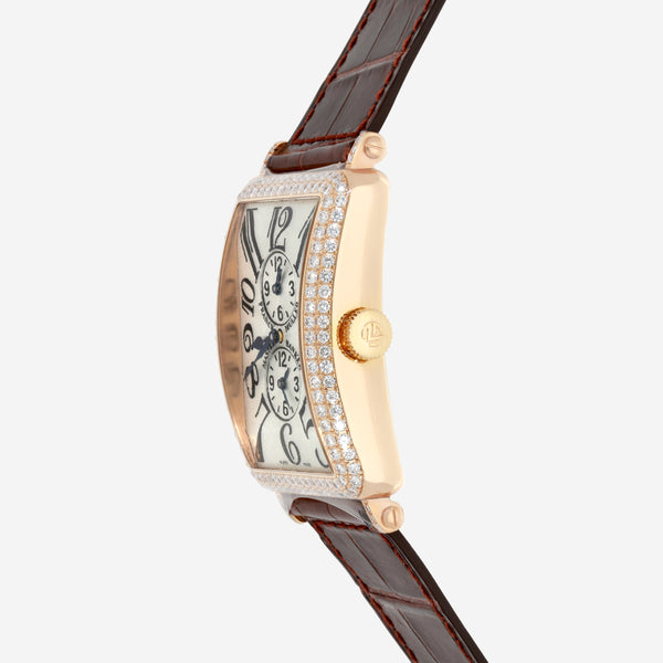 Franck Muller Long Island Master Banker 18K Rose Gold Automatic Men's Watch 1200MBD
