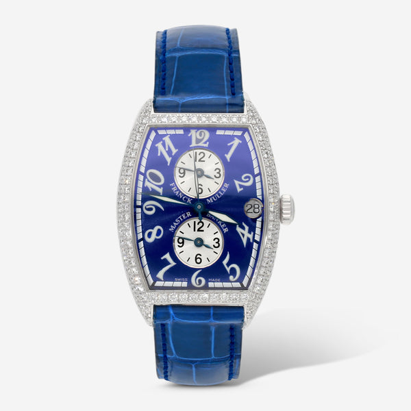 Franck Muller Master Banker 18K Yellow Gold Diamond Automatic Men's Watch 2852MBD