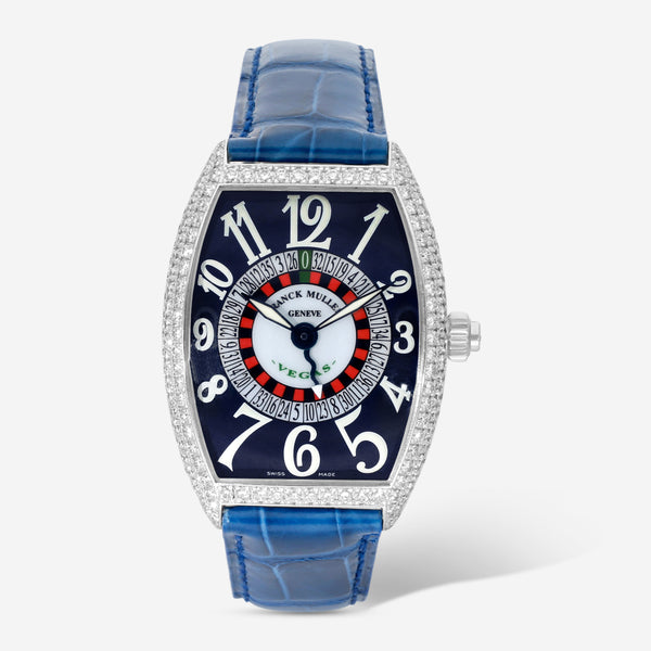 Franck Muller Cintree Curvex Vegas Diamond 18K White Gold