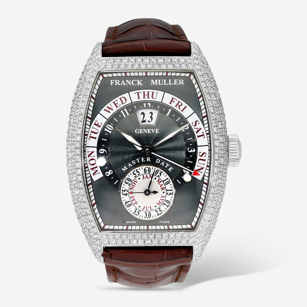 Franck Muller Master Date 18K White Gold Automatic Men's Watch 8880S6GGDTD