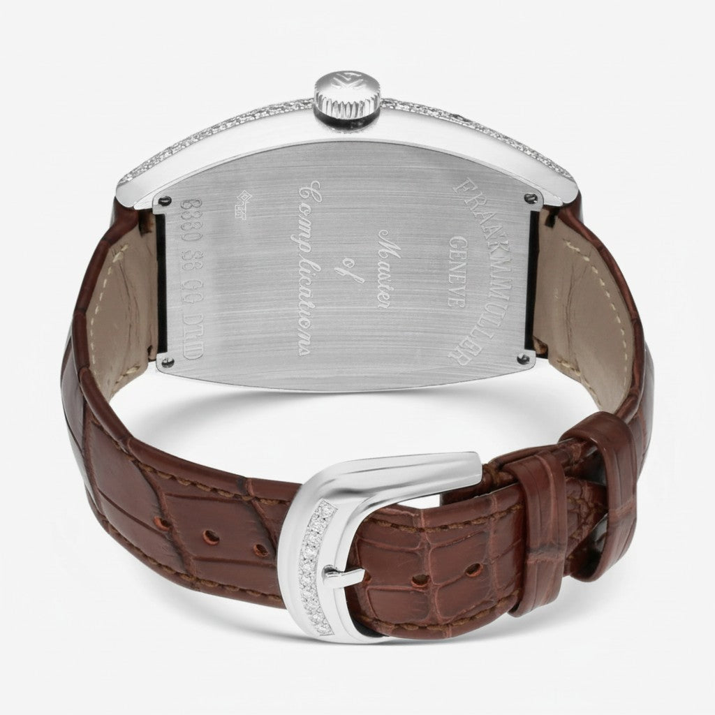 Franck Muller Master Date 18K White Gold Retrograde Diamond Automatic Men's Watch 8880S6GGDTD - THE SOLIST