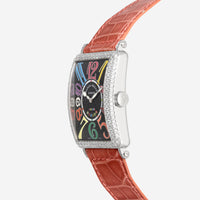 Franck Muller Long Island Color Dreams 18K White Gold Diamond Automatic Ladies Watch 1200SCD - THE SOLIST