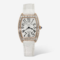 Franck Muller Cintree Curvex 18K Rose Gold Baguette Diamond Quartz Ladies Watch 1752QZBAG - THE SOLIST