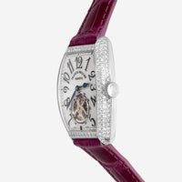 Franck Muller Master Imperial Tourbillon 18K White Gold Diamond Manual Wind Watch 7851TD