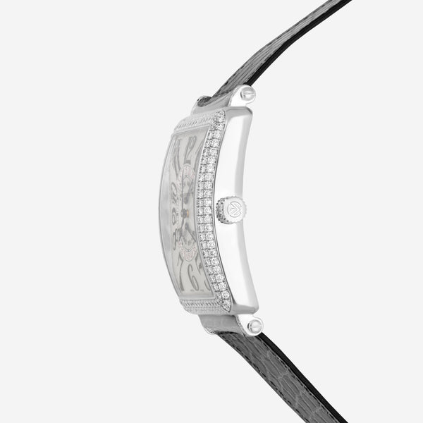 Franck Muller Long Island 18K White Gold Diamond Automatic Unisex Watch 1100DSRD - THE SOLIST