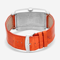 Franck Muller Long Island Color Dreams 18K White Gold Diamond Automatic Unisex Watch 1200SCD_Orange - THE SOLIST