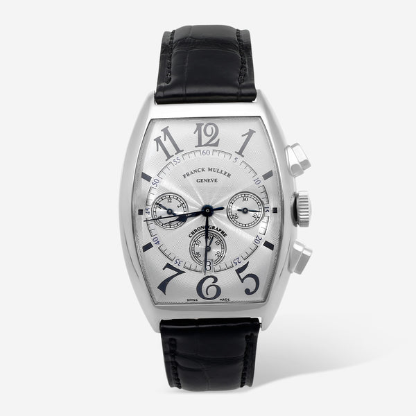 Franck Muller Cintree Curvex Chronograph Platinum Automatic Men's Watch 6850CCAT