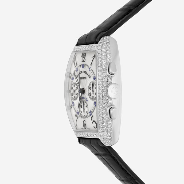 Franck Muller Cintrée Curvex 18K White Gold Automatic Men's Watch 7850CCD - THE SOLIST