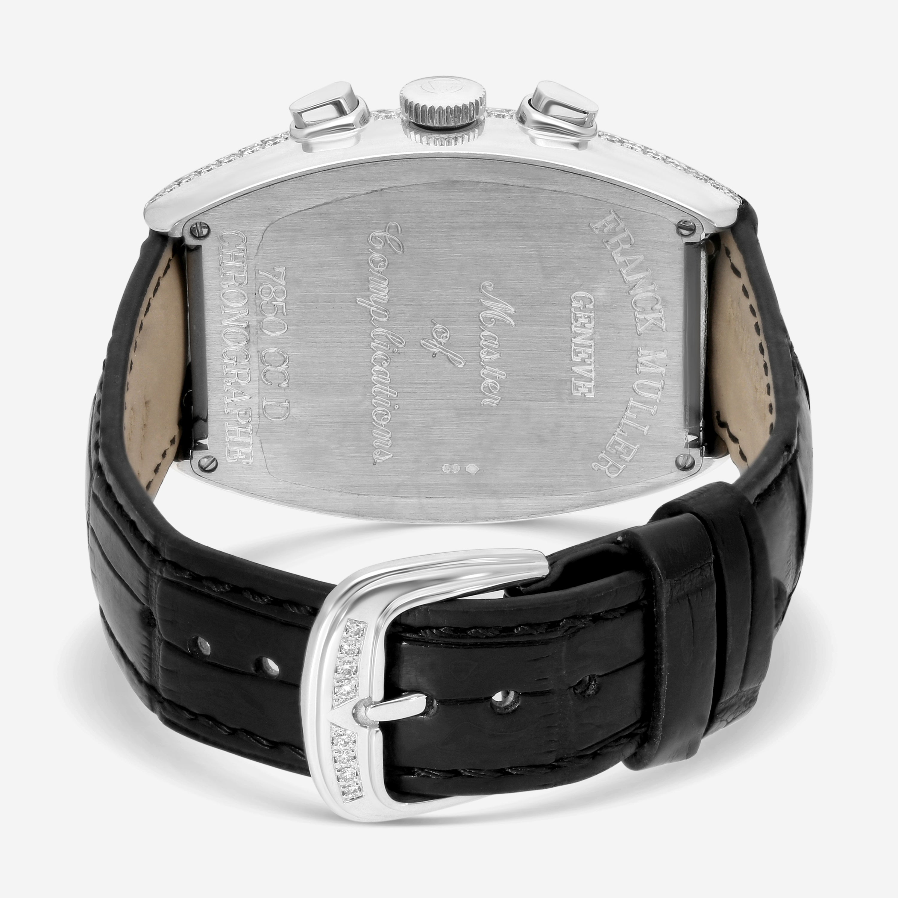 Franck Muller Cintrée Curvex 18K White Gold Automatic Men's Watch 7850CCD - THE SOLIST
