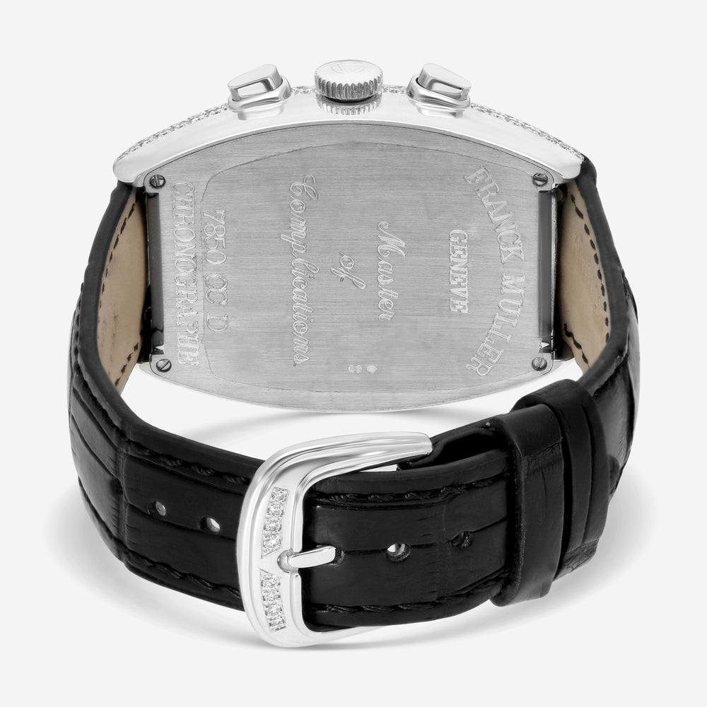 Franck Muller Cintrée Curvex 18K White Gold Automatic Men's Watch 7850CCD - THE SOLIST