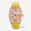 Franck Muller Cintree Curvex Crazy Hours Color Dreams 18K Rose Gold Diamond Automatic Watch 7851CHCOLDRMDCD - THE SOLIST
