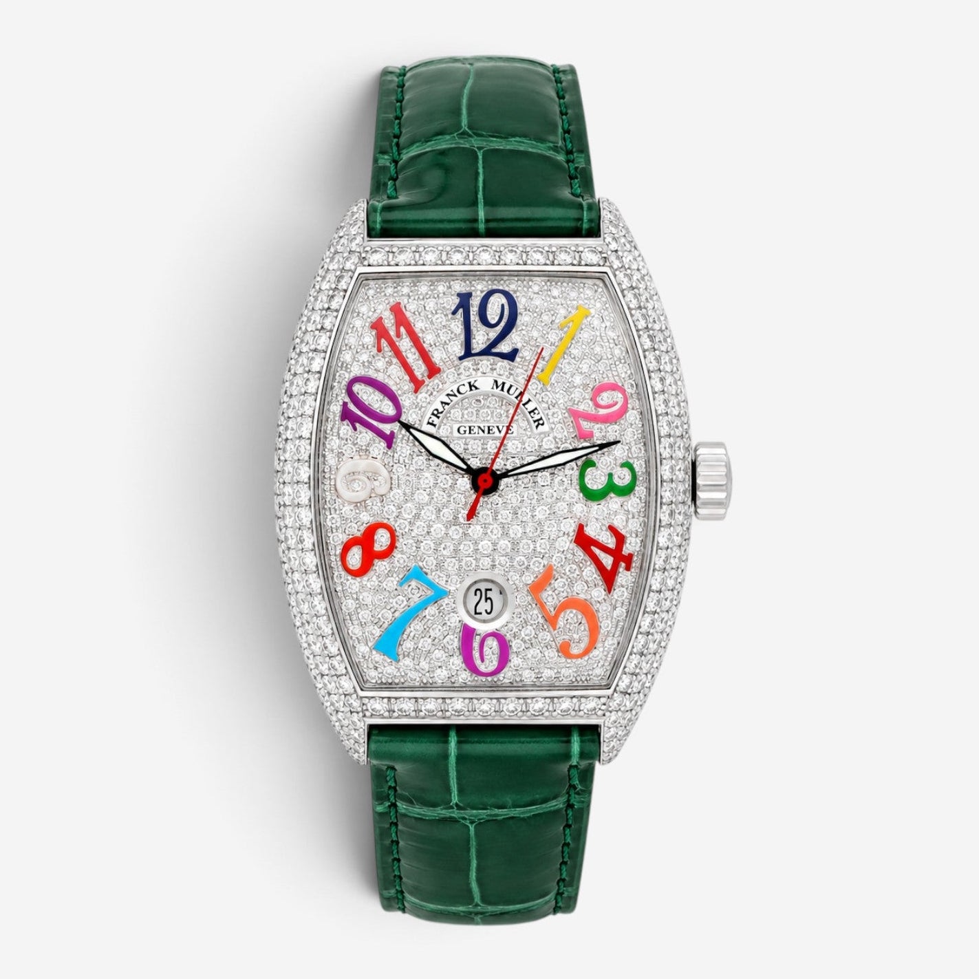 Franck Muller Cintree Curvex Color Dreams 18K White Gold Automatic Men's Watch 7880SCDTD6CDCOLDR - THE SOLIST
