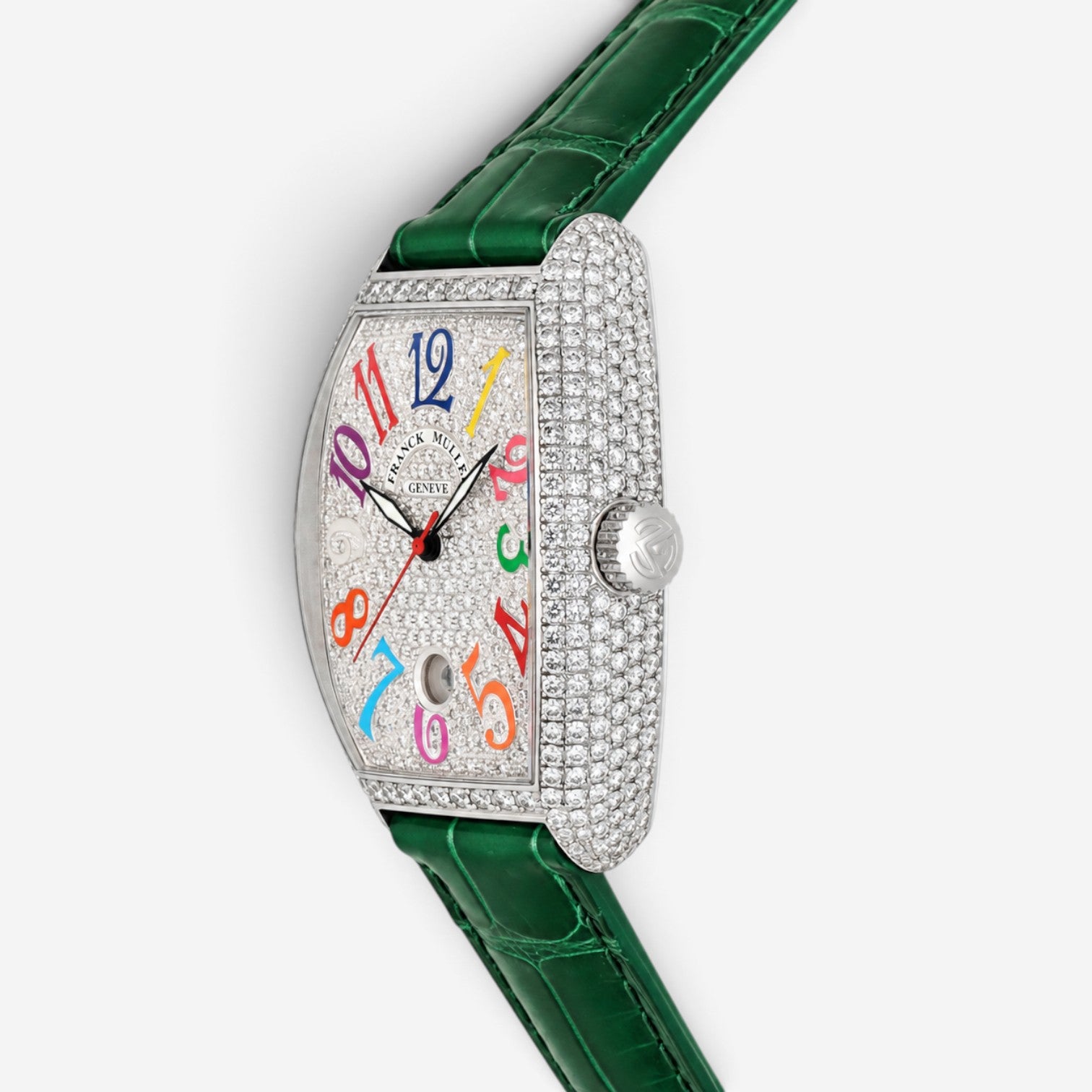 Franck Muller Cintree Curvex Color Dreams 18K White Gold Automatic Men's Watch 7880SCDTD6CDCOLDR - THE SOLIST