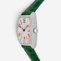 Franck Muller Cintree Curvex Color Dreams 18K White Gold Automatic Men's Watch 7880SCDTD6CDCOLDR - THE SOLIST