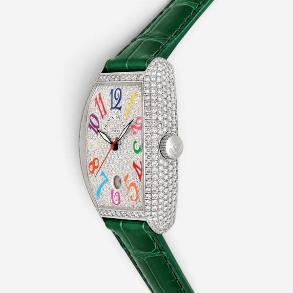 Franck Muller Cintree Curvex Color Dreams 18K White Gold Automatic Men's Watch 7880SCDTD6CDCOLDR - THE SOLIST