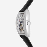 Franck Muller Cintree Curvex Tourbillon Master Calendar 18K White Gold Manual Wind Watch 7880TMC - THE SOLIST