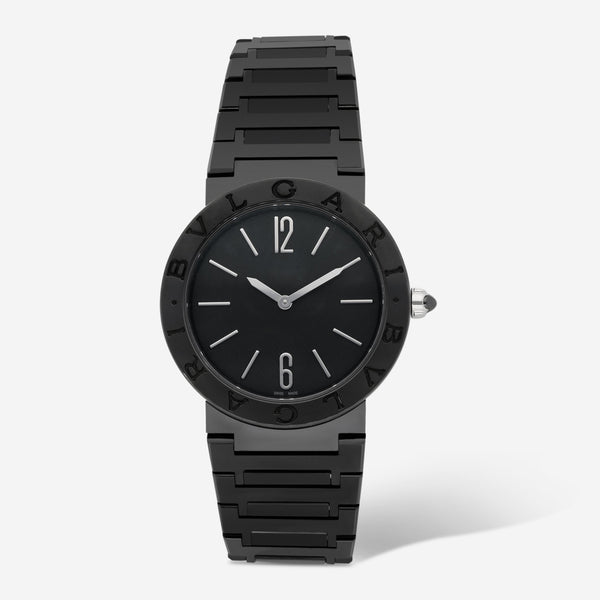 Bulgari Bulgari DLC Stainless Steel Quartz Ladies Watch 103557 - THE SOLIST