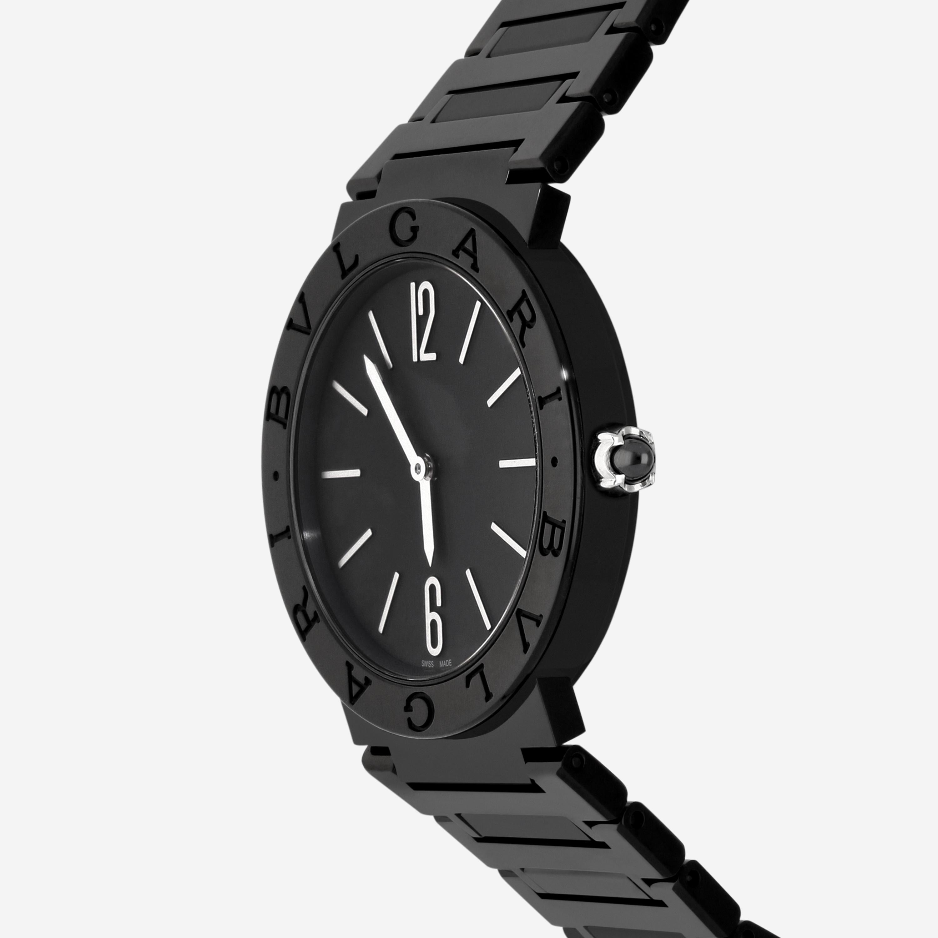 Bulgari Bulgari DLC Stainless Steel Quartz Ladies Watch 103557 - THE SOLIST