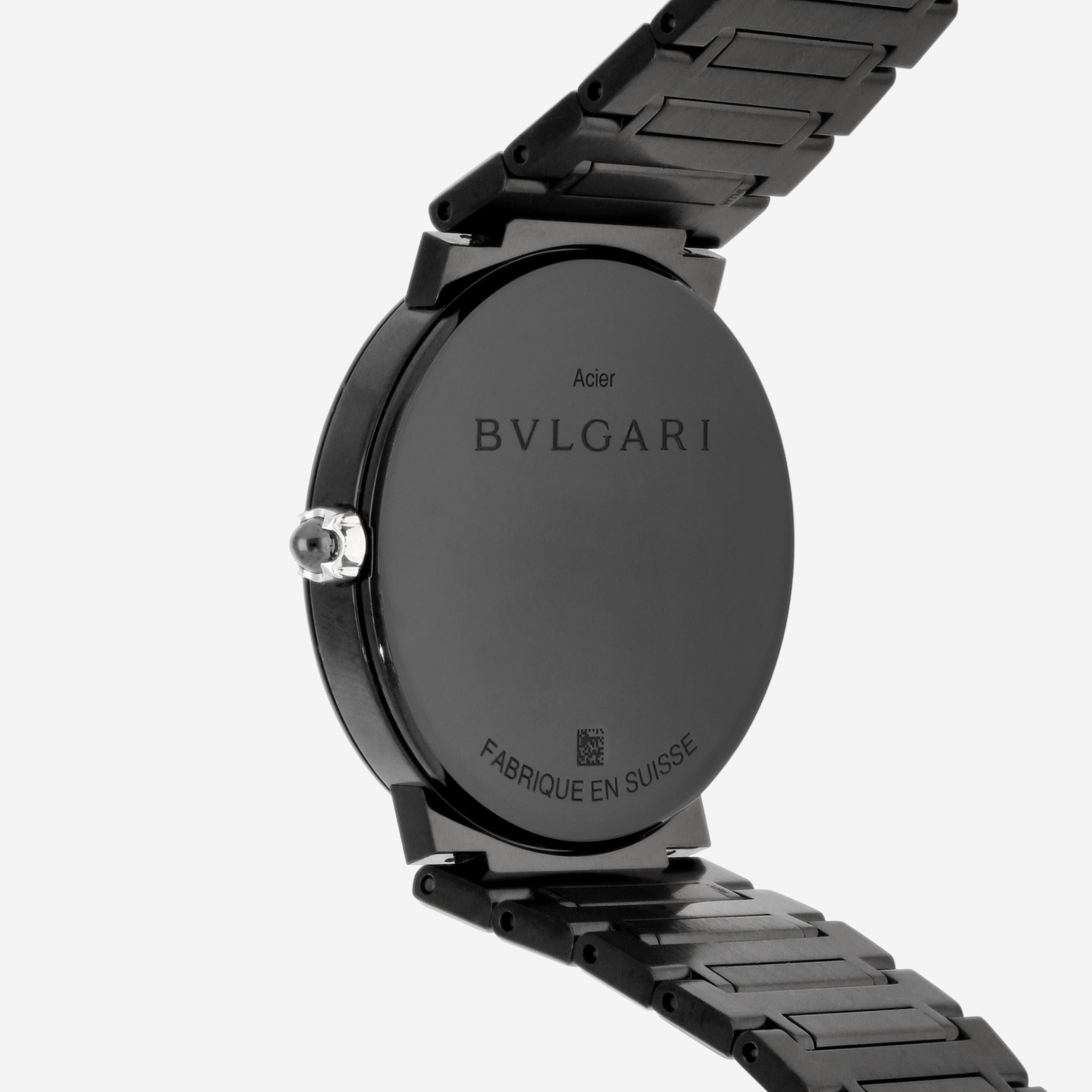 Bulgari Bulgari DLC Stainless Steel Quartz Ladies Watch 103557 - THE SOLIST