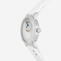 Jaquet Droz Petite Heure Minute 18K White Gold Diamond Automatic Ladies Watch J005004570