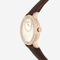 Jaquet Droz Petite Heure Minute 18K Rose Gold Diamond Automatic Ladies Watch J005003572