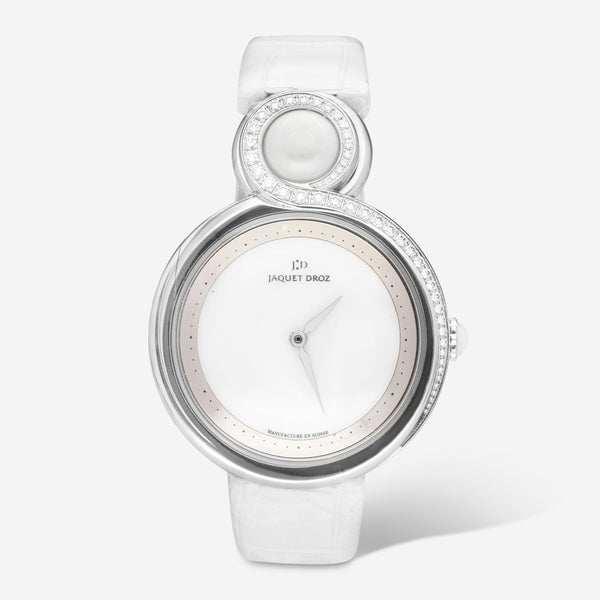 Jaquet Droz Lady 8 Stainless Steel Diamond Automatic Ladies Watch J014500241