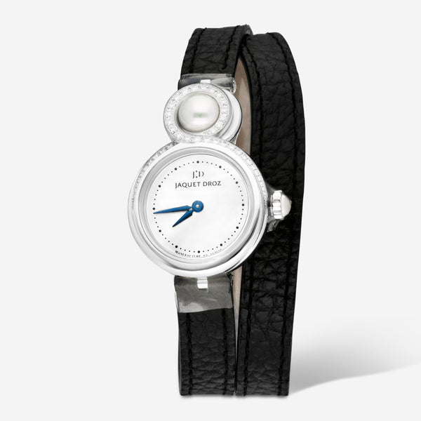 Jaquet Droz Lady 8 Petite Stainless Steel Diamond Automatic Ladies Watch J014600370