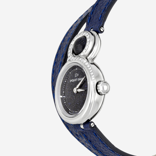 Jaquet Droz Lady 8 Petite Stainless Steel Diamond Automatic Ladies Watch J014600371