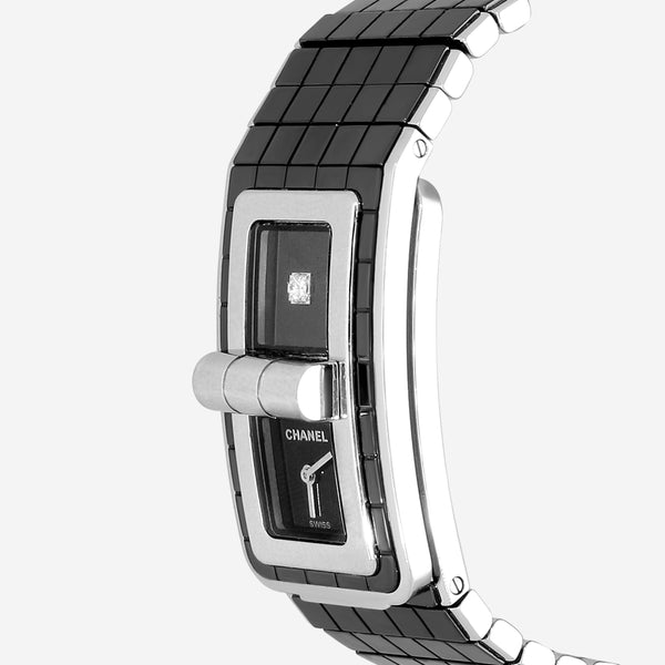 Chanel Code Coco Black Ceramic & Stainless Steel Quartz Ladies Watch H5147