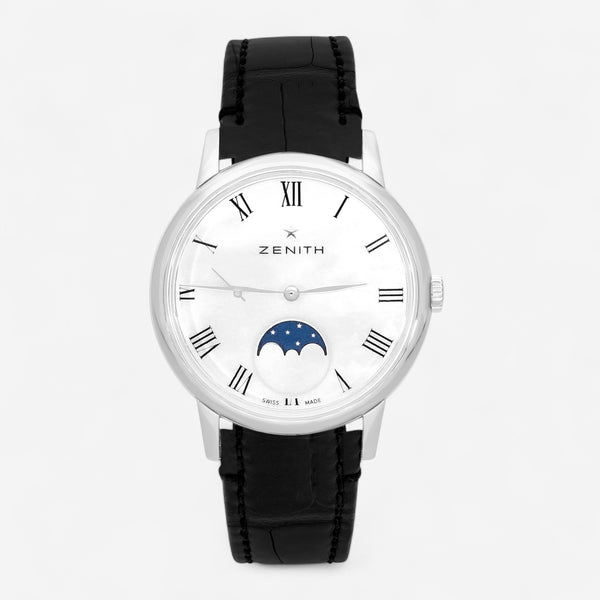 Zenith Elite Ultra Thin Lady Moonphase Stainless Steel Automatic Ladies Watch 03.2320.692/81.C714
