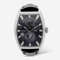 Franck Muller Cintrée Curvex Master Banker GMT Stainless Steel Automatic Men's Watch 8880MBSCDTIND - THE SOLIST