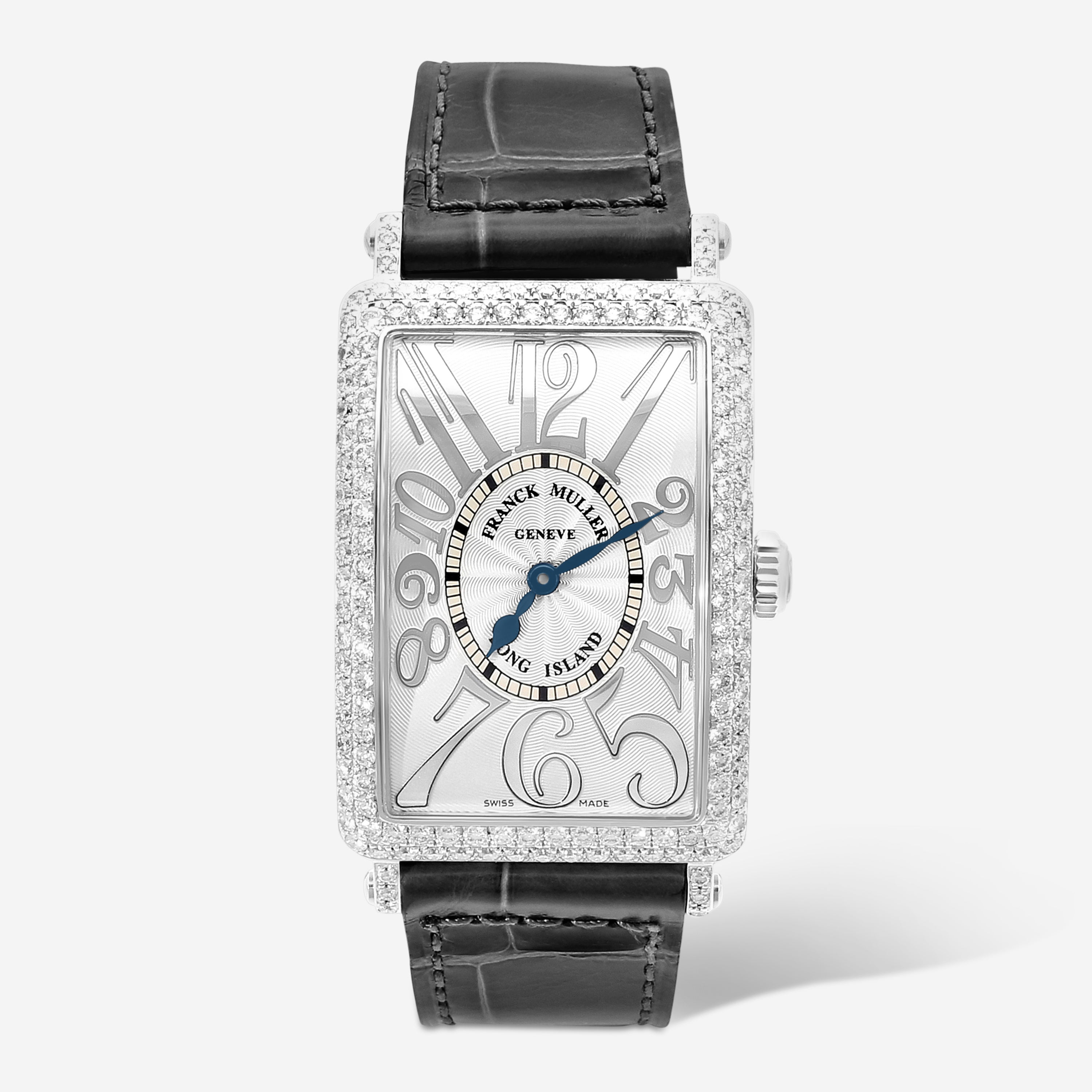 Franck Muller Long Island Diamond Stainless Steel Quartz Ladies Watch 952QZD