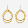 Marco Bicego Cairo 18K Yellow Gold & White Gold Diamond Drop Earrings OG325_B_YW