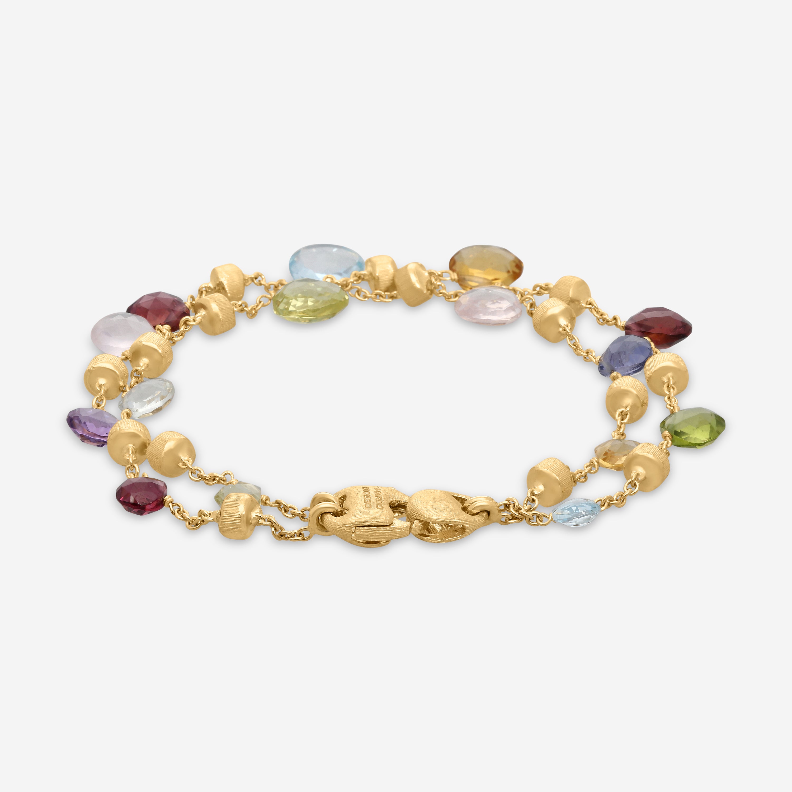 Marco Bicego Paradise 18K Yellow Gold Multistone Charm Bracelet BB1906_MIX01_Y_02