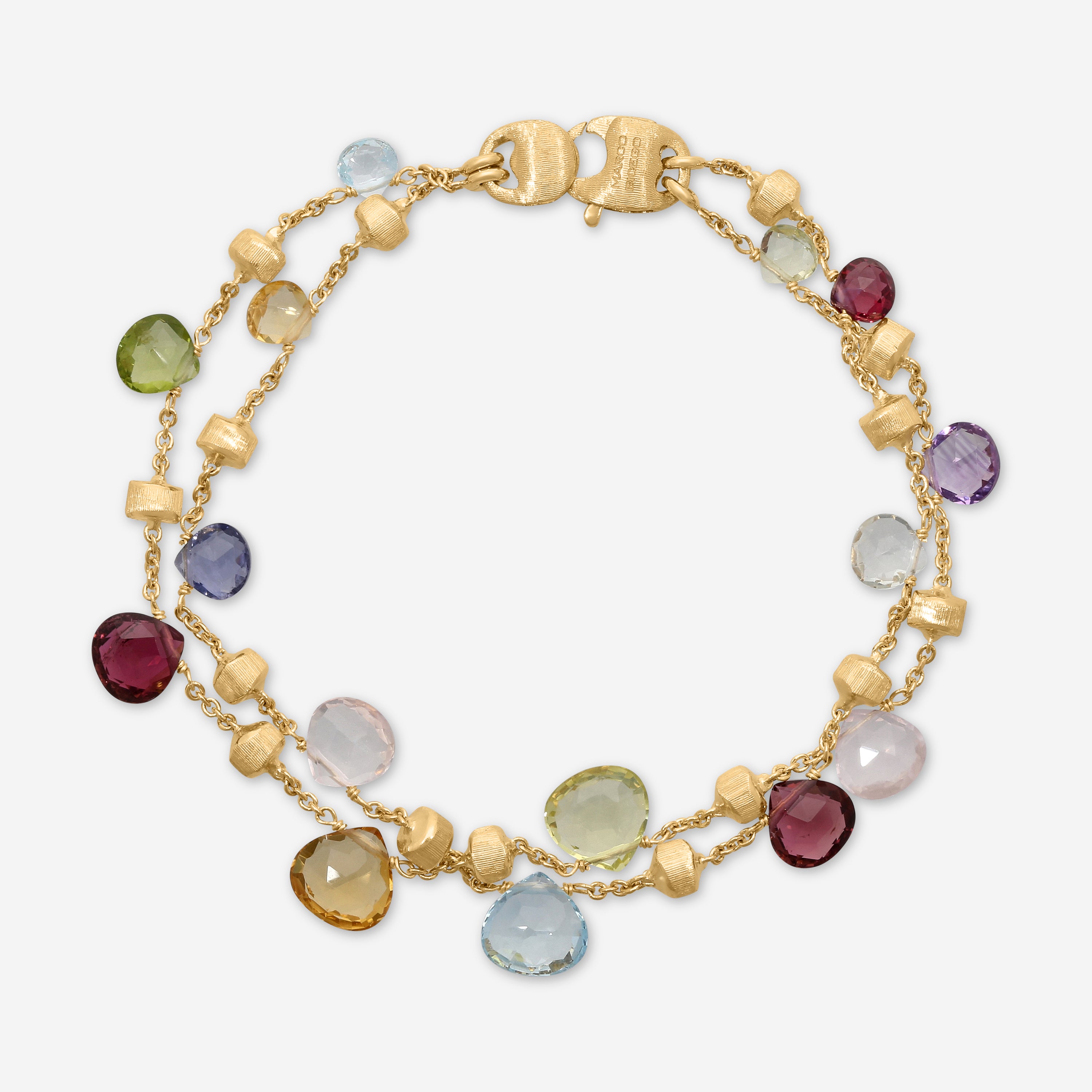 Marco Bicego Paradise 18K Yellow Gold Multistone Charm Bracelet BB1906_MIX01_Y_02
