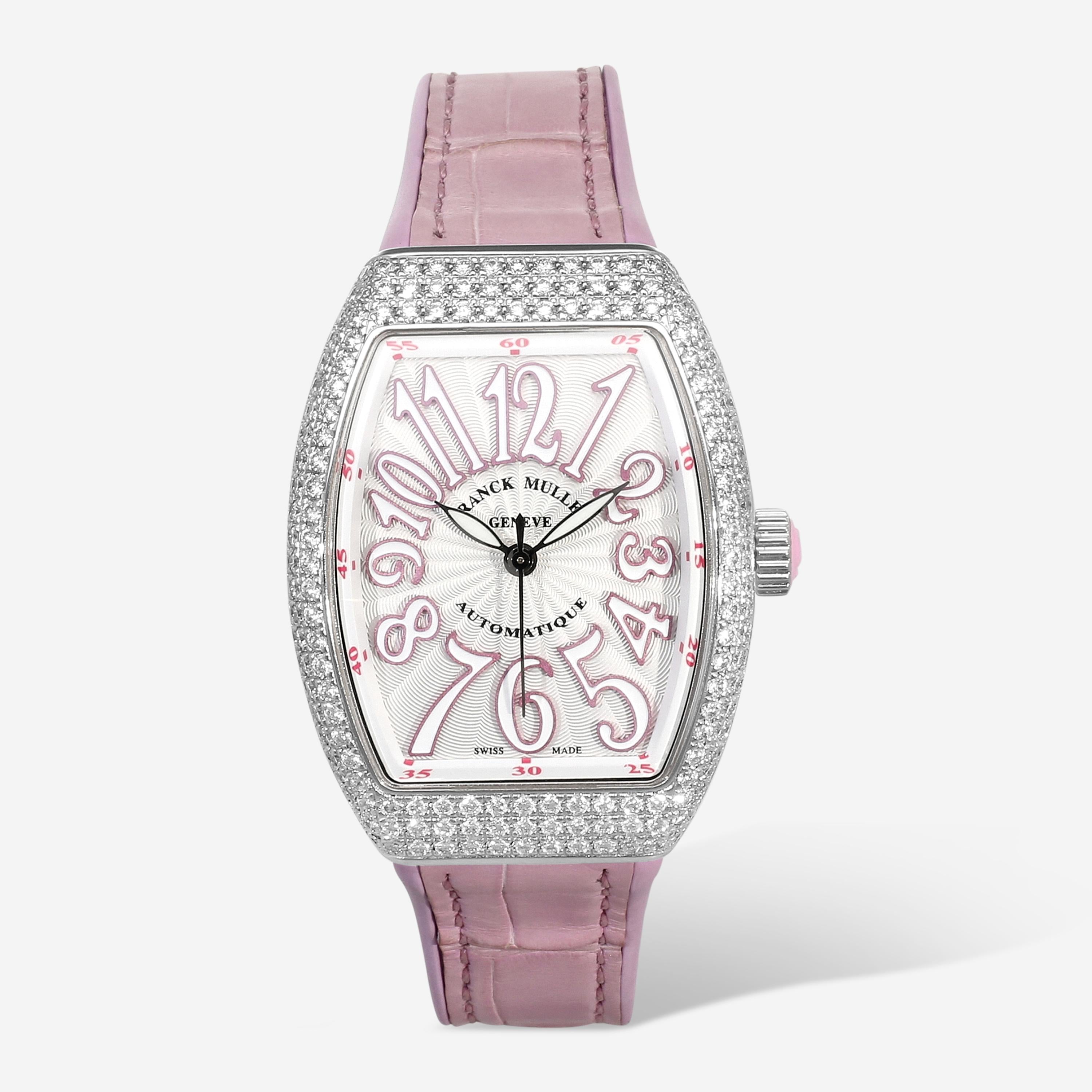 Franck Muller Vanguard Classic Diamond Stainless Steel Automatic Ladies Watch V3