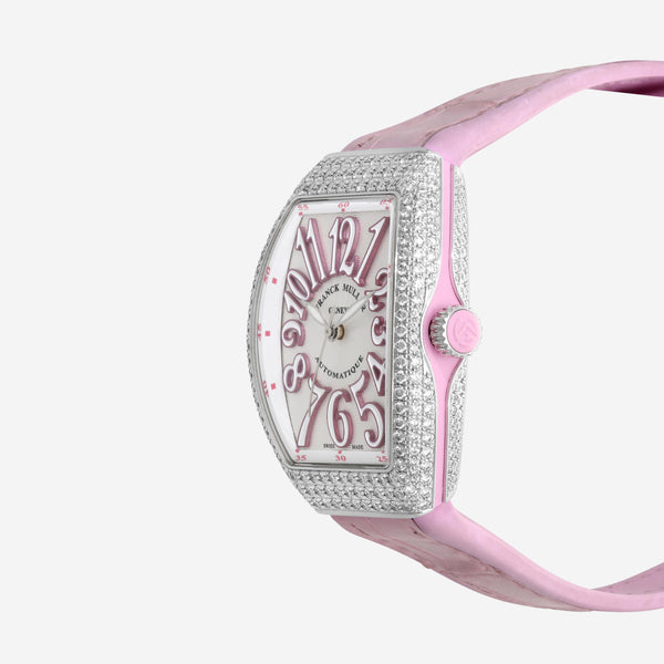 Franck Muller Vanguard Classic Diamond Stainless Steel Automatic Ladies Watch V3