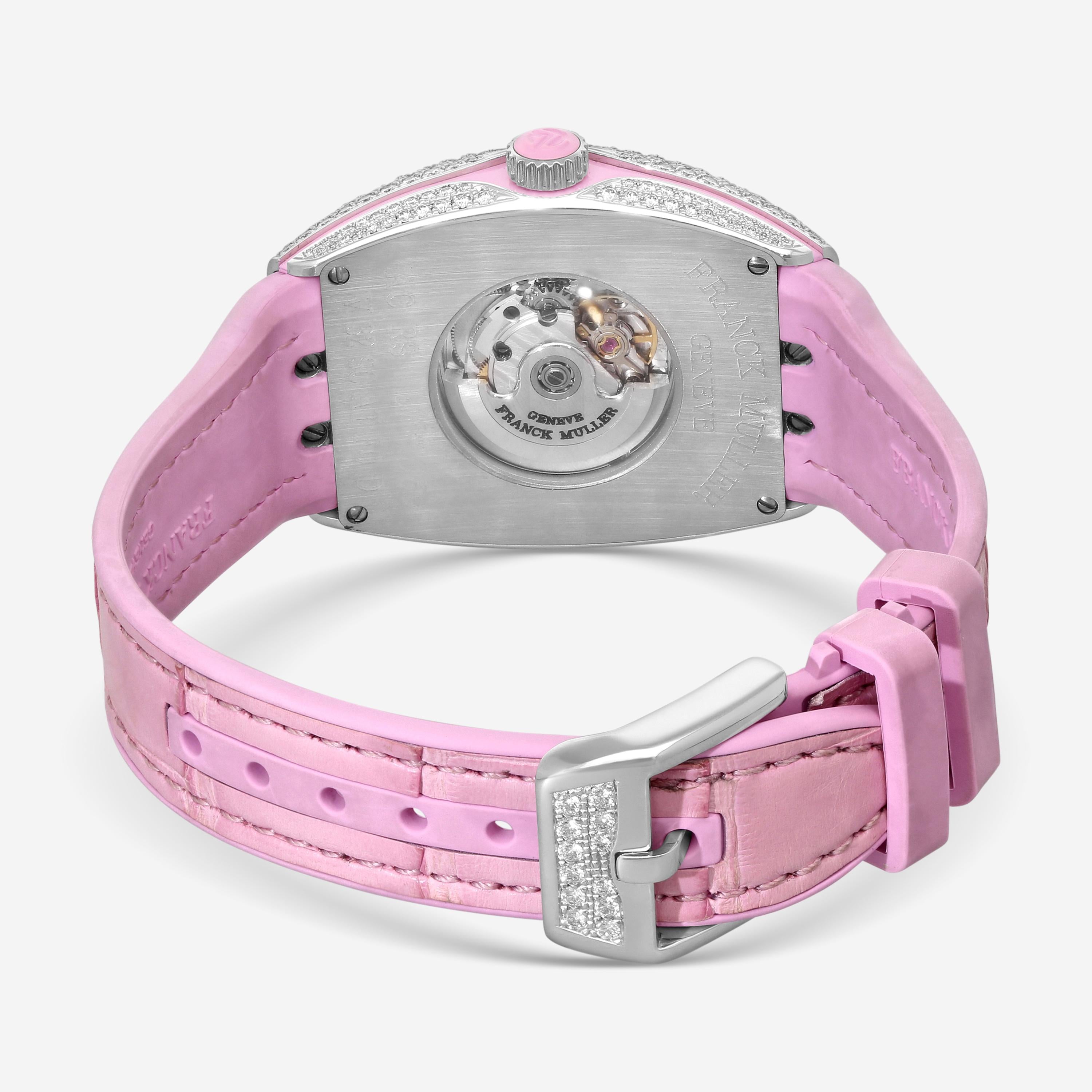 Franck Muller Vanguard Classic Diamond Stainless Steel Automatic Ladies Watch V3