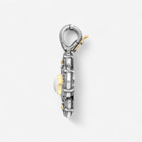 Konstantino Sterling Silver & 18K Yellow Gold Pearl Cross Pendant STKJ28-122 - THE SOLIST