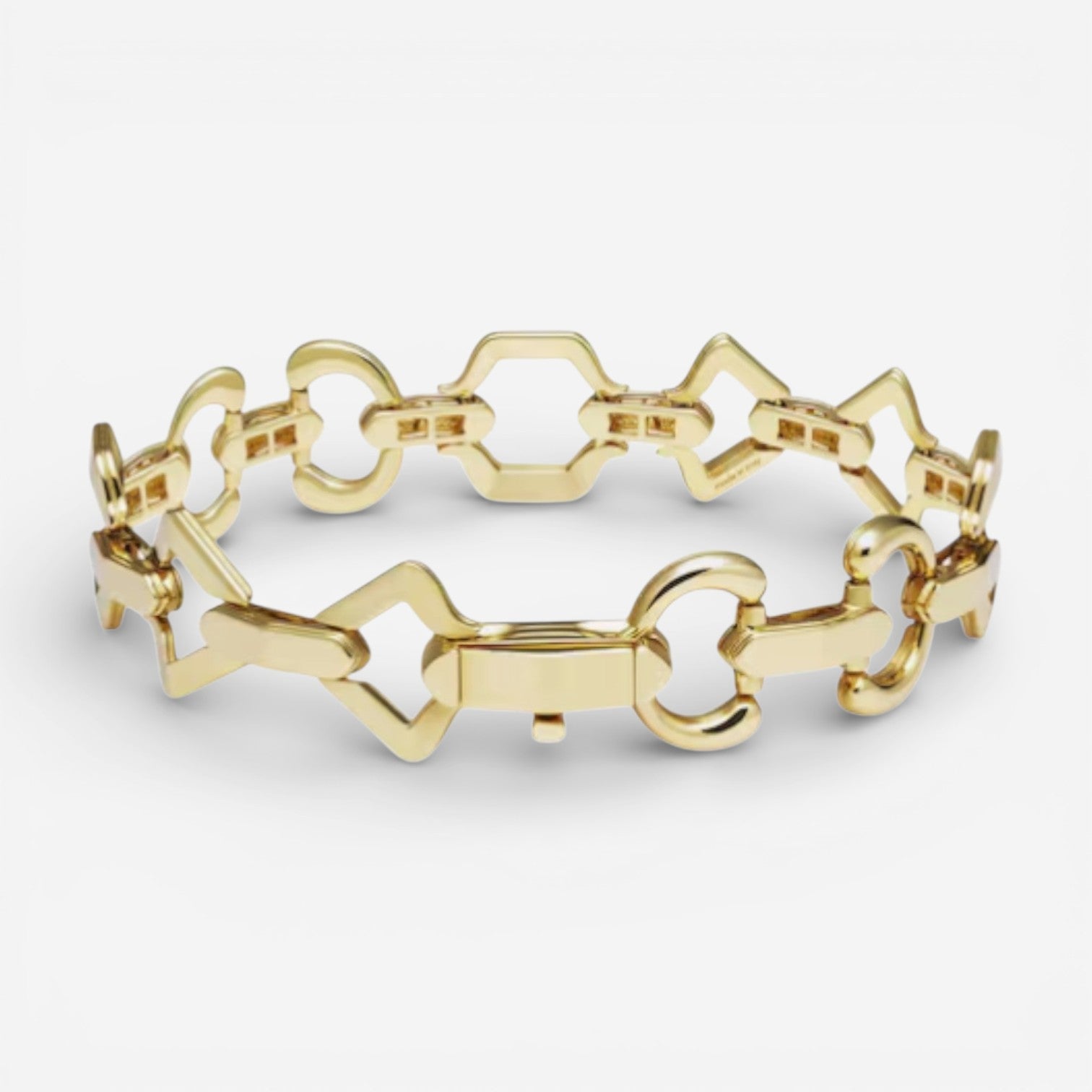 18K Yellow Gold Horsebit Bracelet YBA749662001016