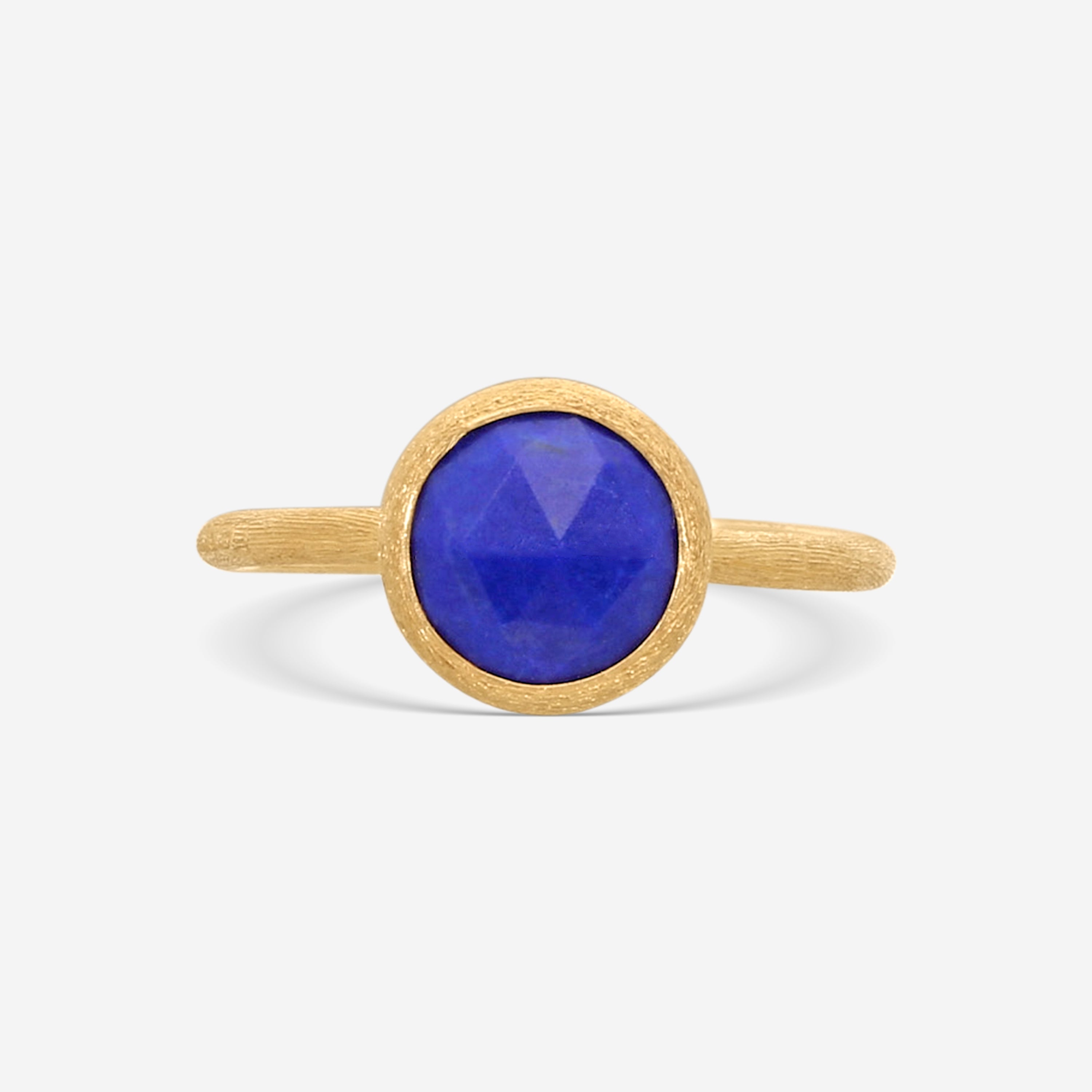 Marco Bicego Jaipur 18K Yellow Gold Lapis Statement Ring Sz. 7 AB632_LP01_Y_02