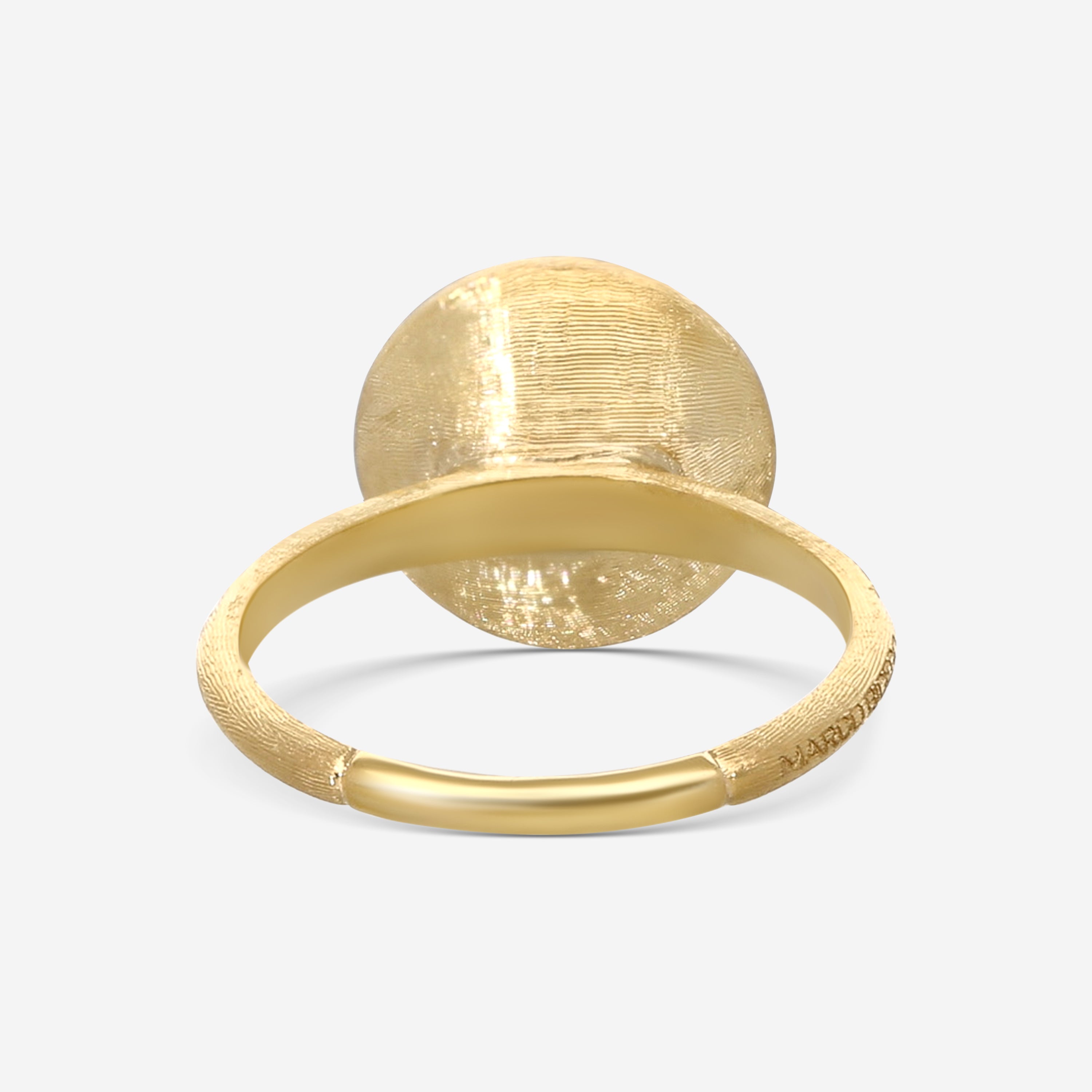 Marco Bicego Jaipur 18K Yellow Gold Aquamarine & Diamond Statement Ring Sz. 8 AB586-B_AQ01_Y_02