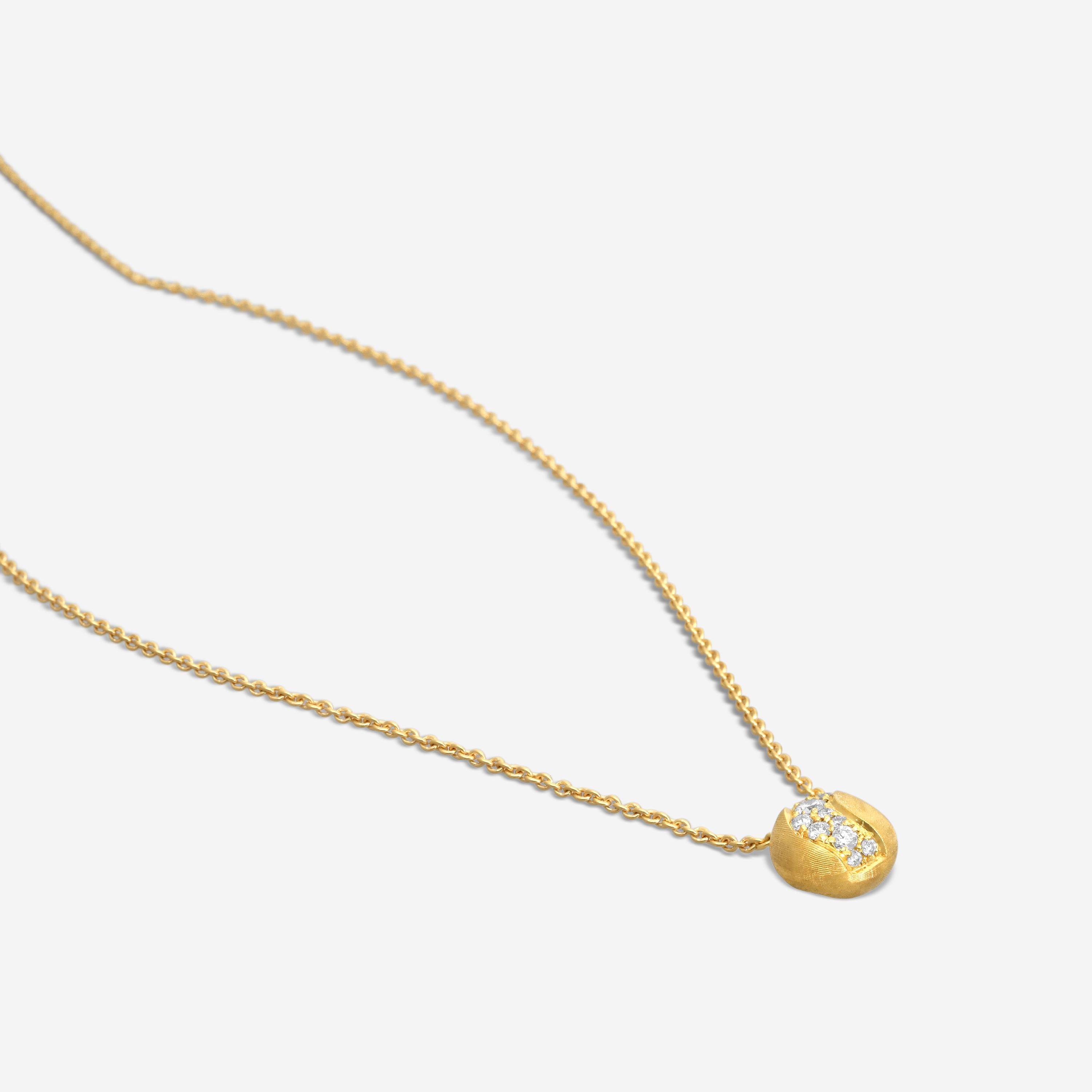 Marco Bicego Africa 18K Yellow Gold Diamond Necklace CB2290_B_Y_02
