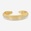 Marco Bicego Masai 18K Yellow & White Gold Diamond Cuff Bracelet SG45_B_YW_M5