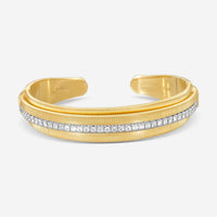 Marco Bicego Masai 18K Yellow & White Gold Diamond Cuff Bracelet SG45_B_YW_M5